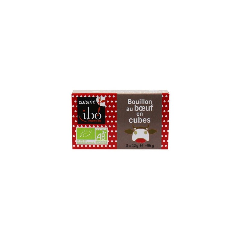 Bouillon au boeuf en cube bio